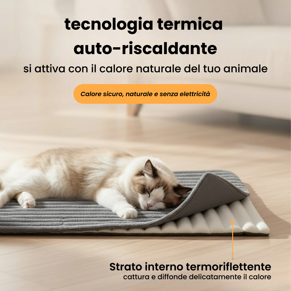 Tappeto con isolamento termico per Animali