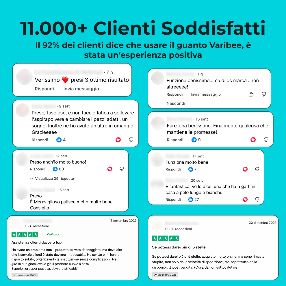 Varibee - Guanto rimuovi peli