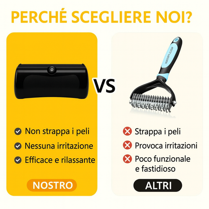 Spazzola professionale per la muta di animali